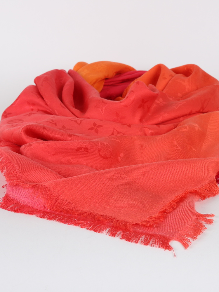 Louis Vuitton Monogram Sunrise Shawl - Pink Scarves and Shawls, Accessories  - LOU86134