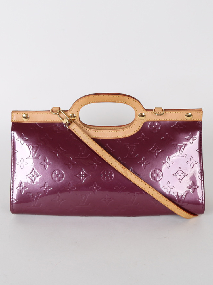 Louis Vuitton Purple Vernis Rosewood Brown Light brown Leather Patent  leather ref.602509 - Joli Closet