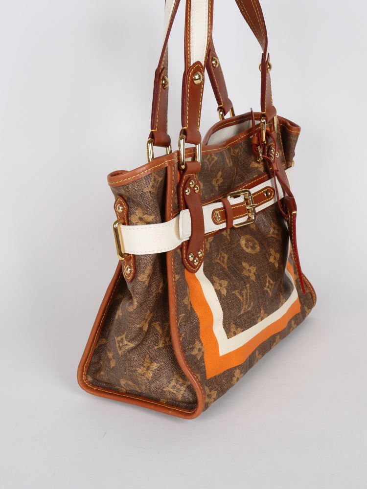 Louis Vuitton Monogram rayures Tisse Sac PM