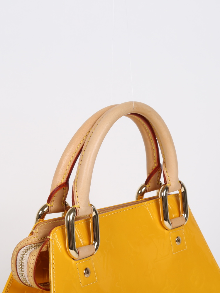 Louis Vuitton, Bags, Louis Vuitton Vernis Forsyth Hand Bag Yellow