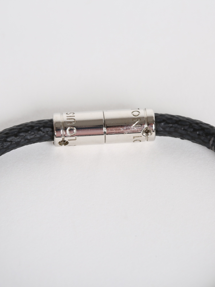 Louis Vuitton Damier Graphite Keep It Bracelet 19 598229