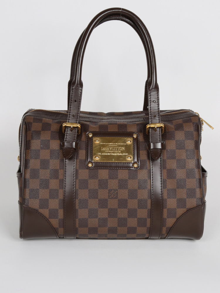 Authentic Louis Vuitton Berkeley Damier Ebene Canvas Handbag