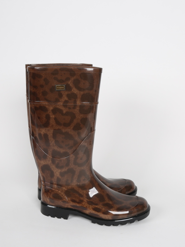 dolce and gabbana rain boots