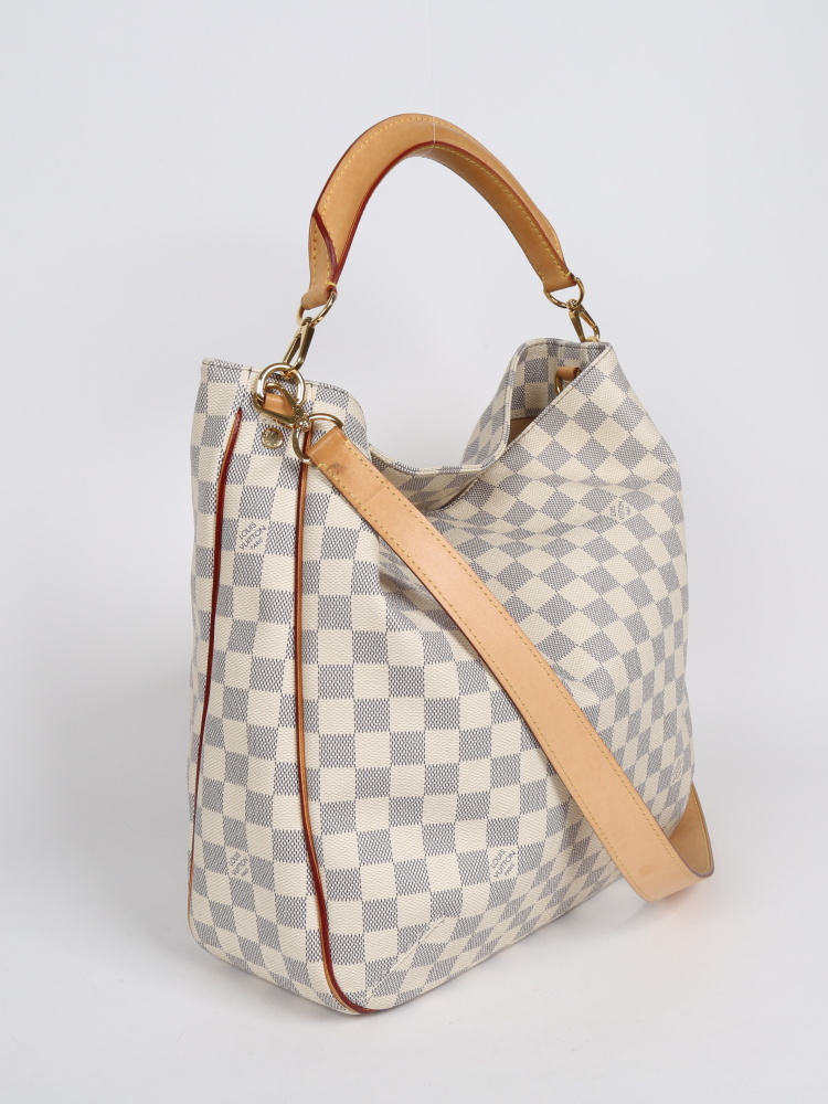 Soffi cloth handbag Louis Vuitton Beige in Cloth - 24054210