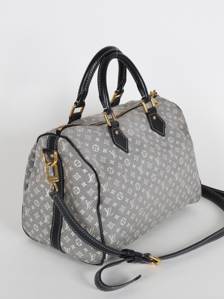 Louis Vuitton Encre Monogram Idylle Speedy Bandouliere 30 Bag Louis Vuitton