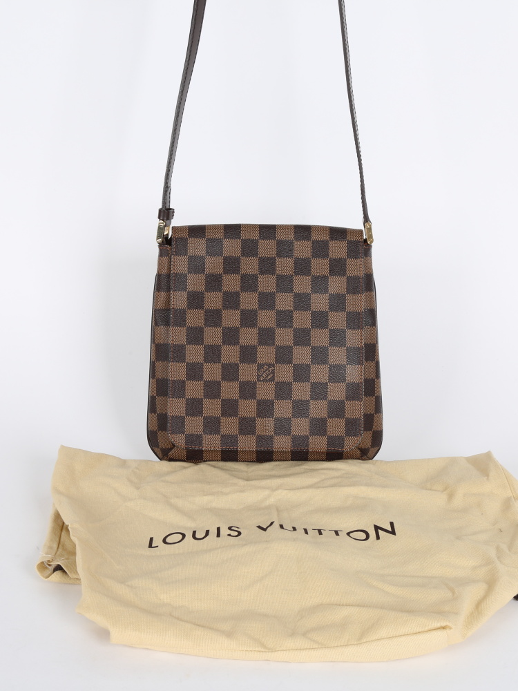 Louis Vuitton LV Monogram Musette Salsa Damier Ebene Brown Handbag