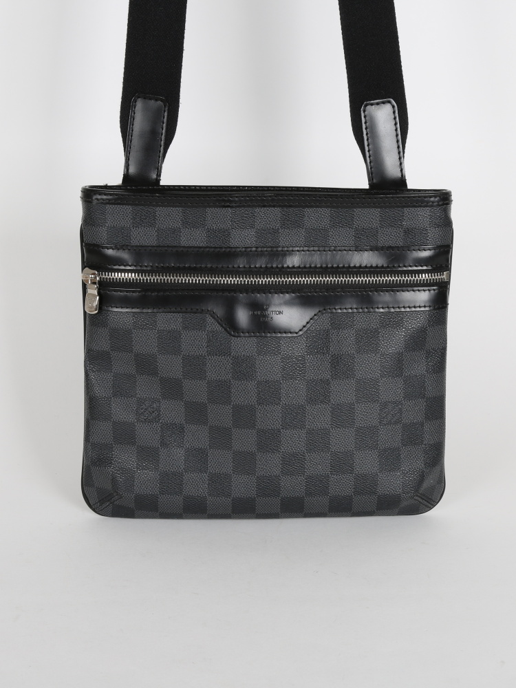 Louis Vuitton Damier Graphite 'Thomas' Messenger Bag SHW For Sale