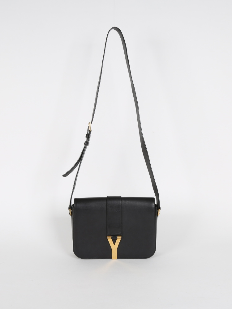 Luxury Handbags YSL Crossbody Black Leather 810-00434 - Mazzarese