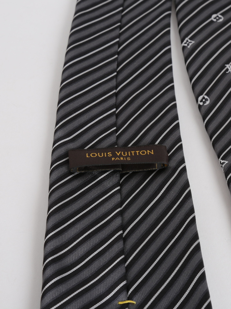 Shop Louis Vuitton MONOGRAM 2022 SS Stripes Silk Bridal Logo Ties (M77605  M77606 M7760 7M77720) by ms.Paris