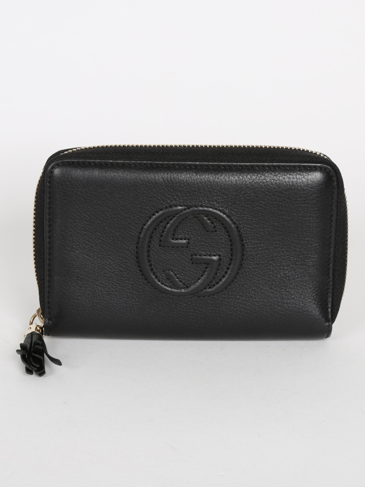 gucci black soho wallet