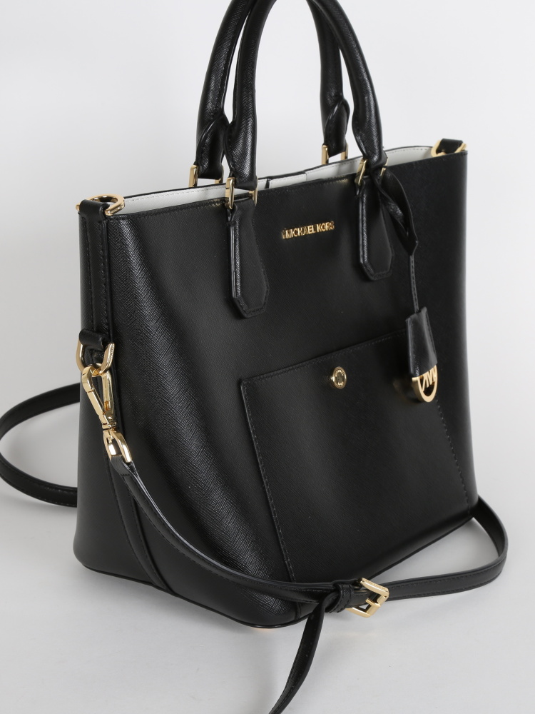 Michael Kors - Greenwich Large Black Saffiano Tote 