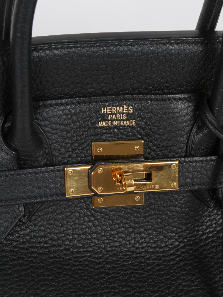 Hermés - Birkin HAC 32 Evergrain Black