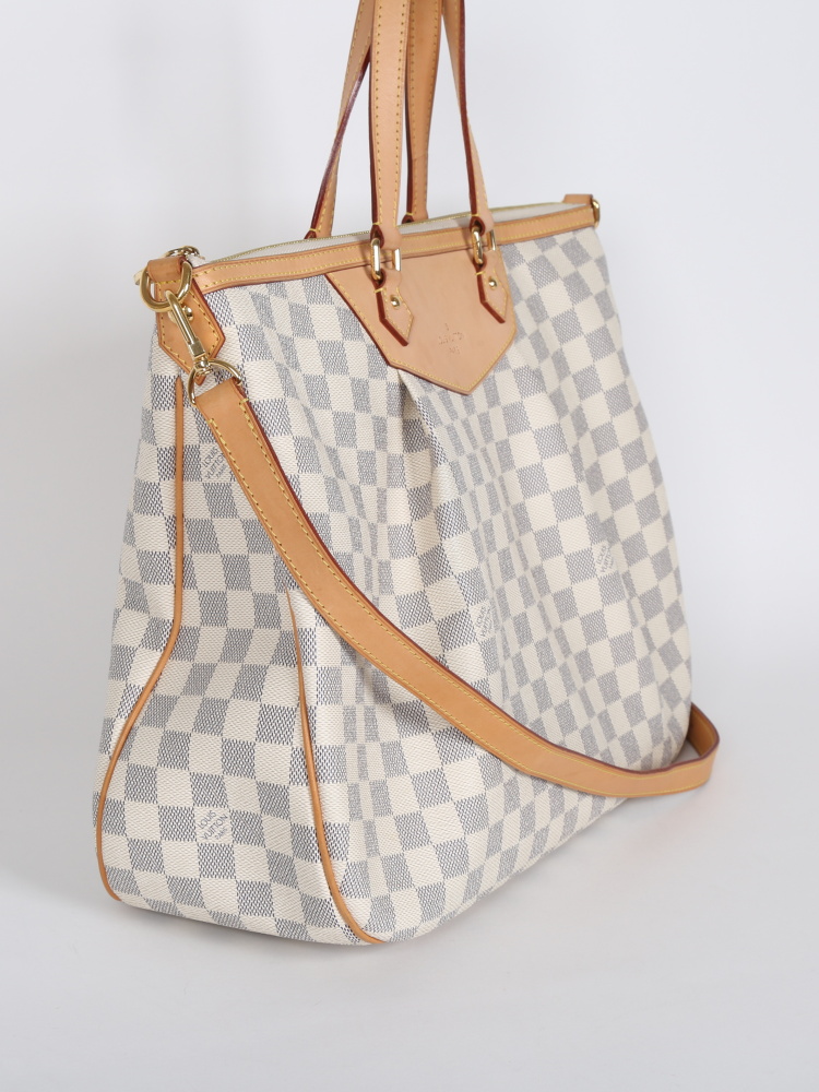 LOUIS VUITTON Damier Azur Siracusa GM 73437