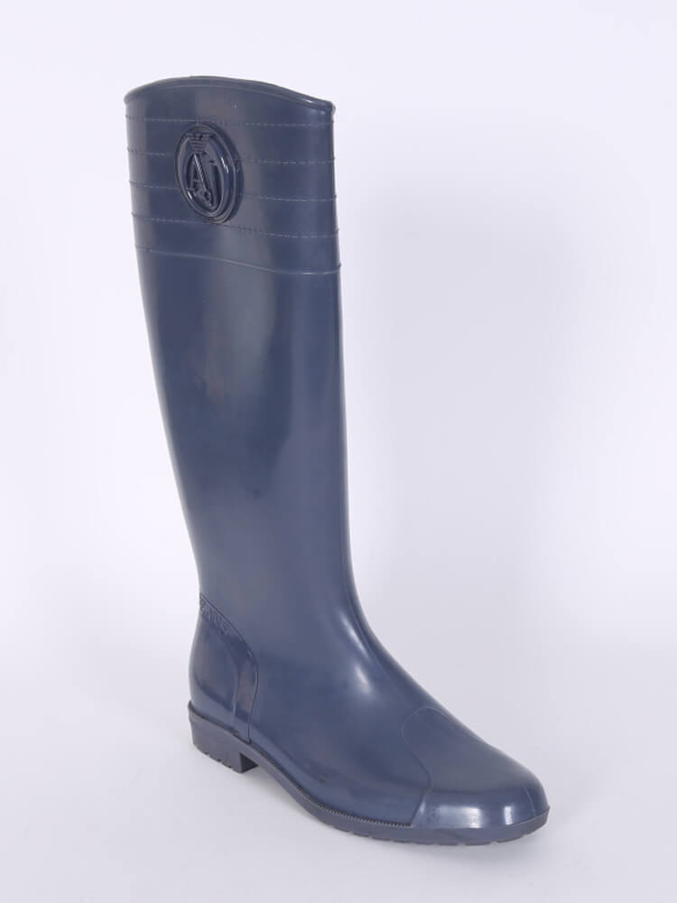 Armani jeans rain on sale boots