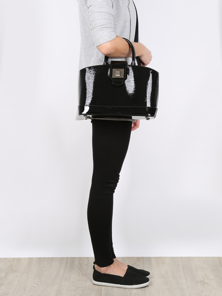 Louis Vuitton Black Epi Leather Mirabeau PM Bag - LabelCentric