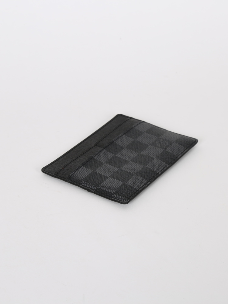 LOUIS VUITTON - CHIMNEY AND CARD HOLDER in graphite chec…