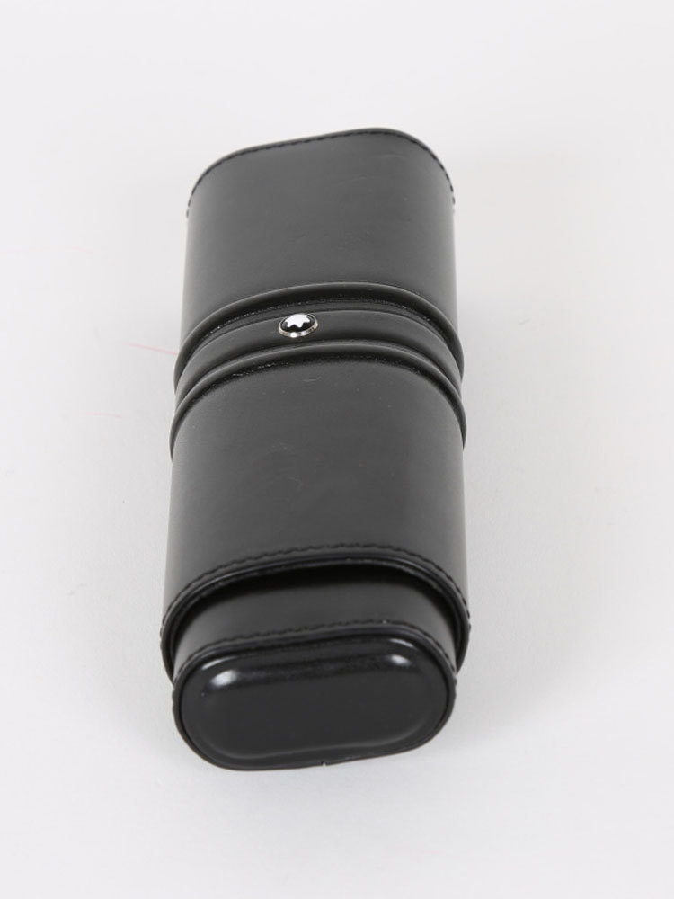 Montblanc - Black Leather Cigar Case | www.luxurybags.eu
