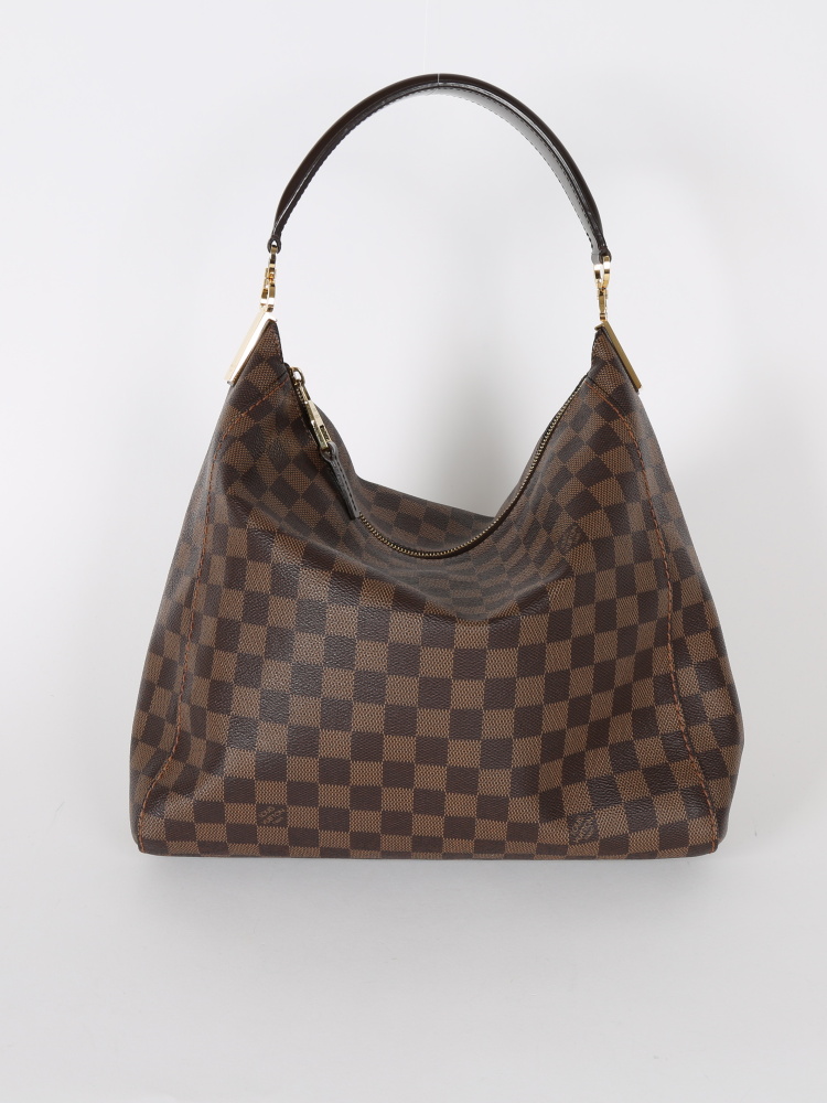 Louis Vuitton Portobello PM Damier Ebene Bag-Louis Vuitton Portobello PM  Damier Ebene Bag-RELOVE DELUXE