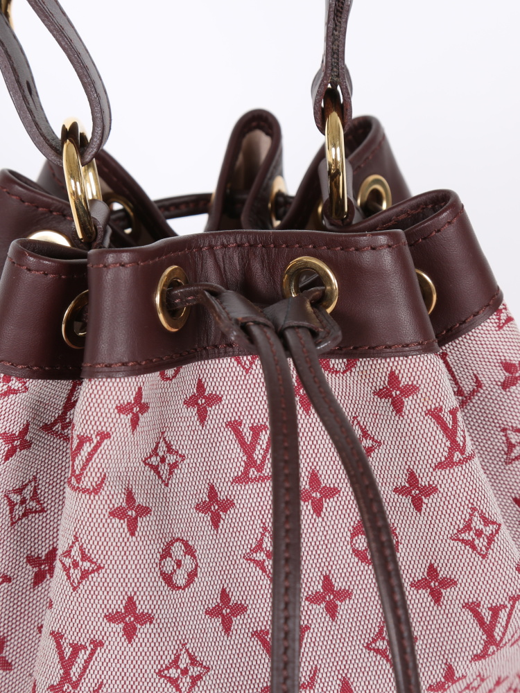 Louis Vuitton Monogram Mini Lin Noelie Bucket Bag - Neutrals