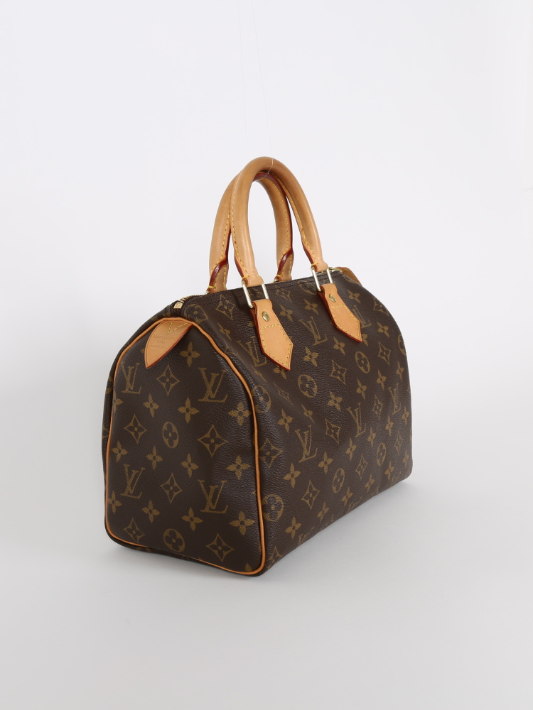 Louis Vuitton Black & White Monogram Coated Canvas Speedy  PM, Lot  #16065