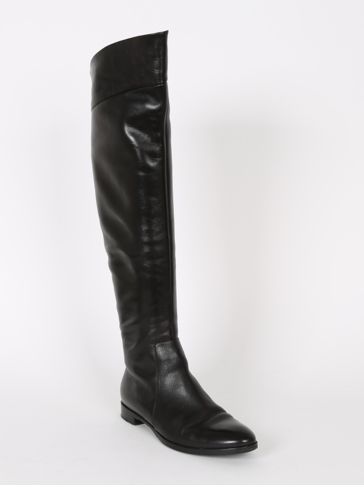 sergio rossi over knee boots