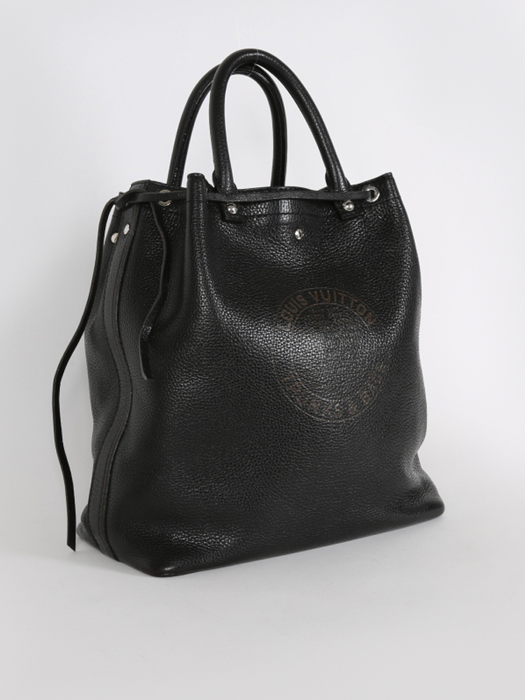 Louis Vuitton Vintage Black Leather Tobago Shoe Bag, $2,299, Gilt