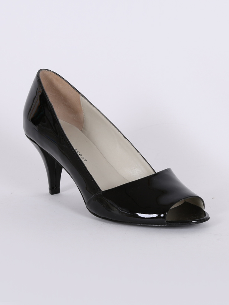 marc jacobs black patent leather shoes