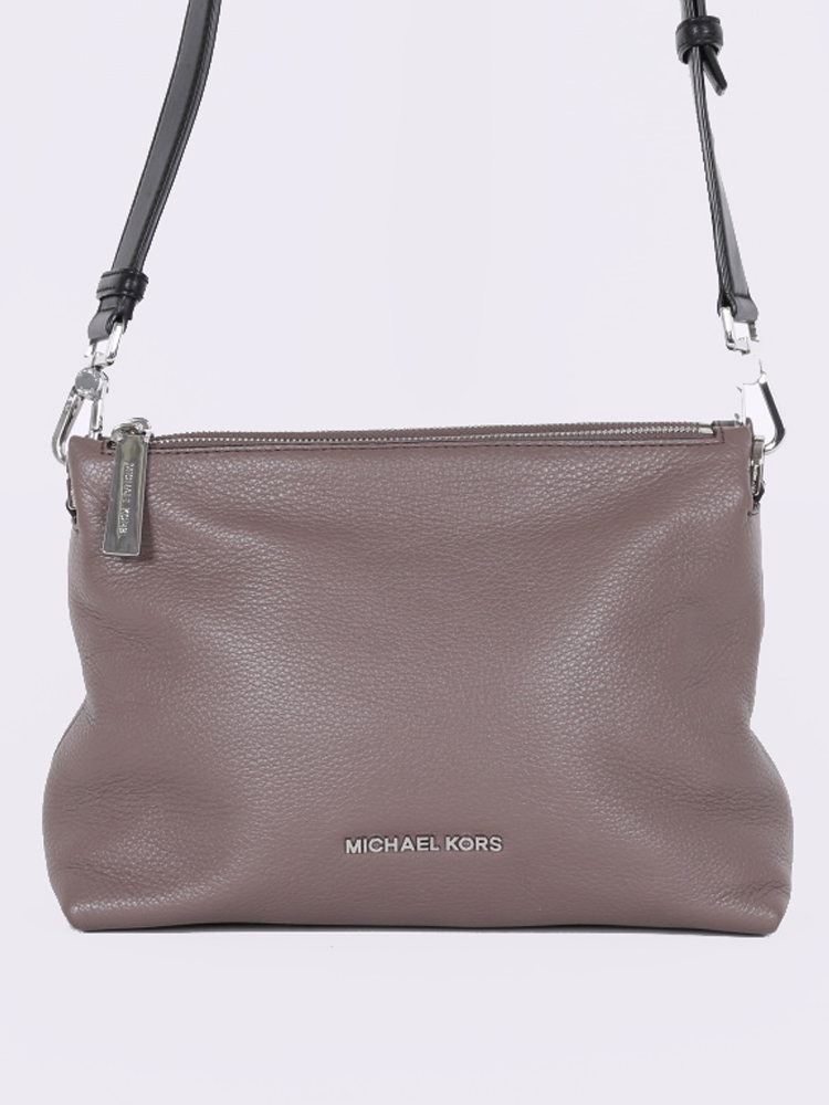 Michael Kors - Jane Grey Leather Medium Messenger 