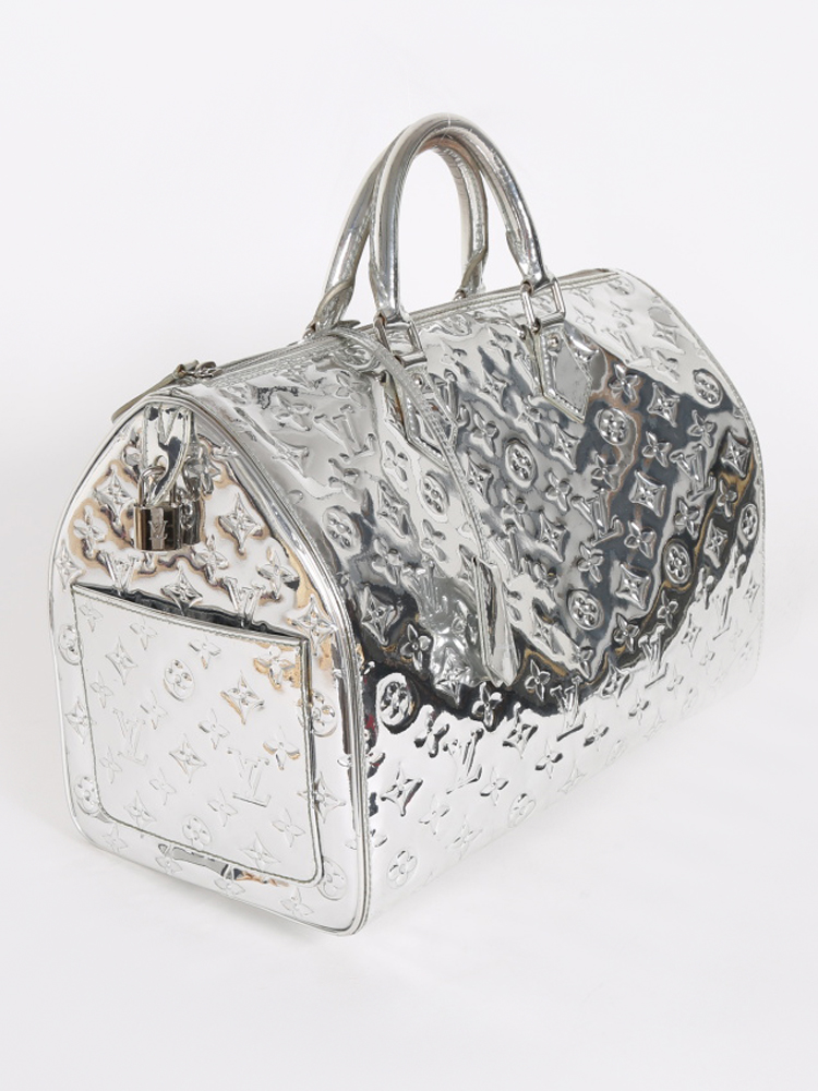 Louis Vuitton Limited Edition Monogram Miroir Silver Speedy 35 – Redo Luxury