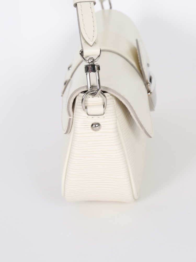 Louis Vuitton, Bags, Louis Vuitton Epi Ivory White Montaigne Clutch