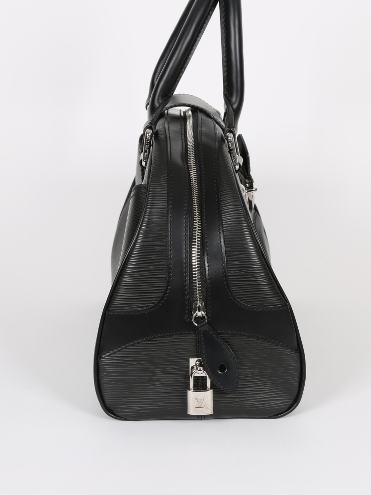 LOUIS VUITTON Epi Bowling Montaigne GM Black 24865