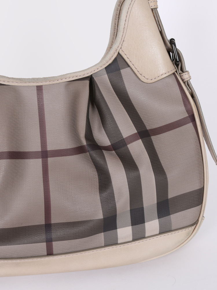 Original Burberry smoked check hobo