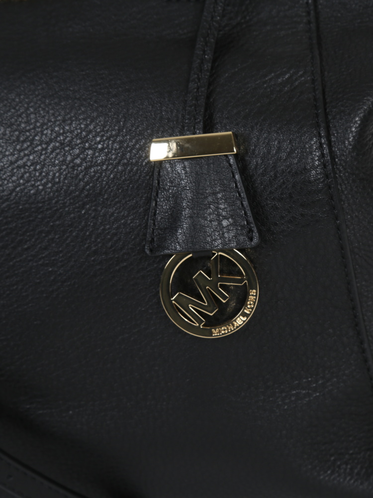 Michael Kors - Riley Large Black Leather Satchel 