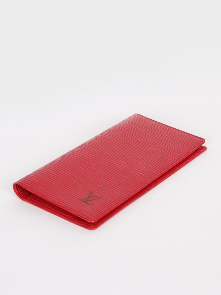 Louis Vuitton Red Epi Leather Porte Cartes Card Holder Wallet Insert s –  Bagriculture