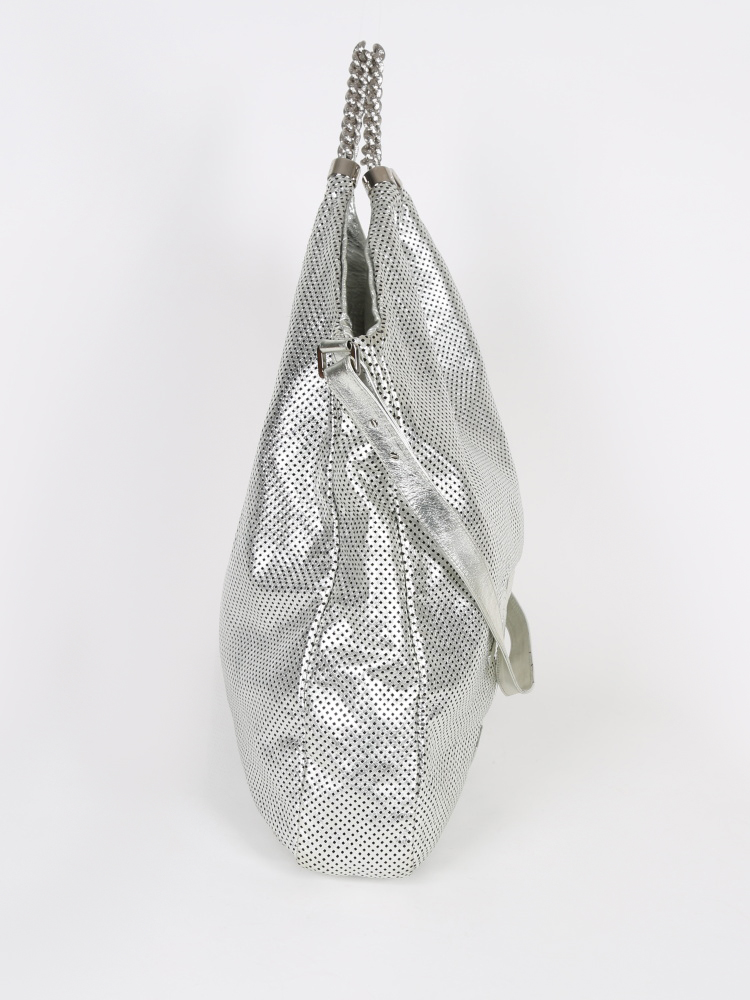 Metallic silver leather 'Rodeo drive' hobo bag, Chanel: Handbags and  Accessories, 2020