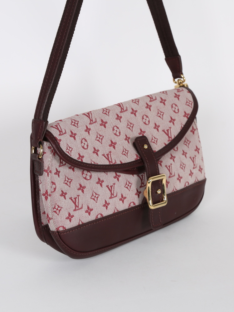Louis Vuitton, Bags, Louis Vuitton Red Monogram Canvas Mini Lin Marjorie  Shoulder Bag