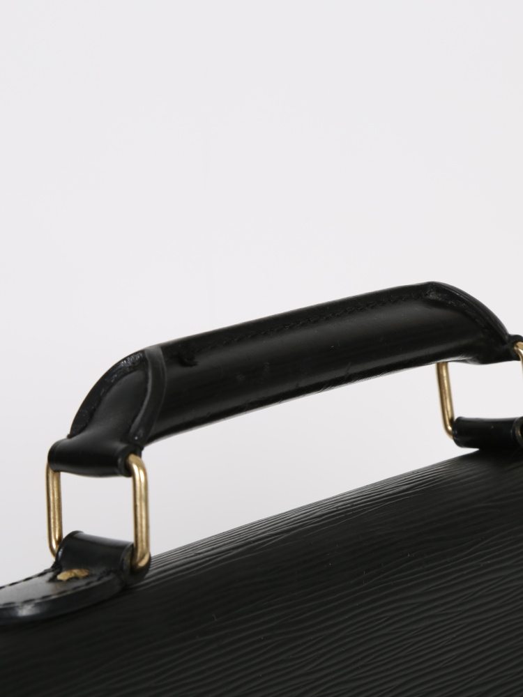 Serviette ambassadeur leather handbag Louis Vuitton Brown in Leather -  28420667
