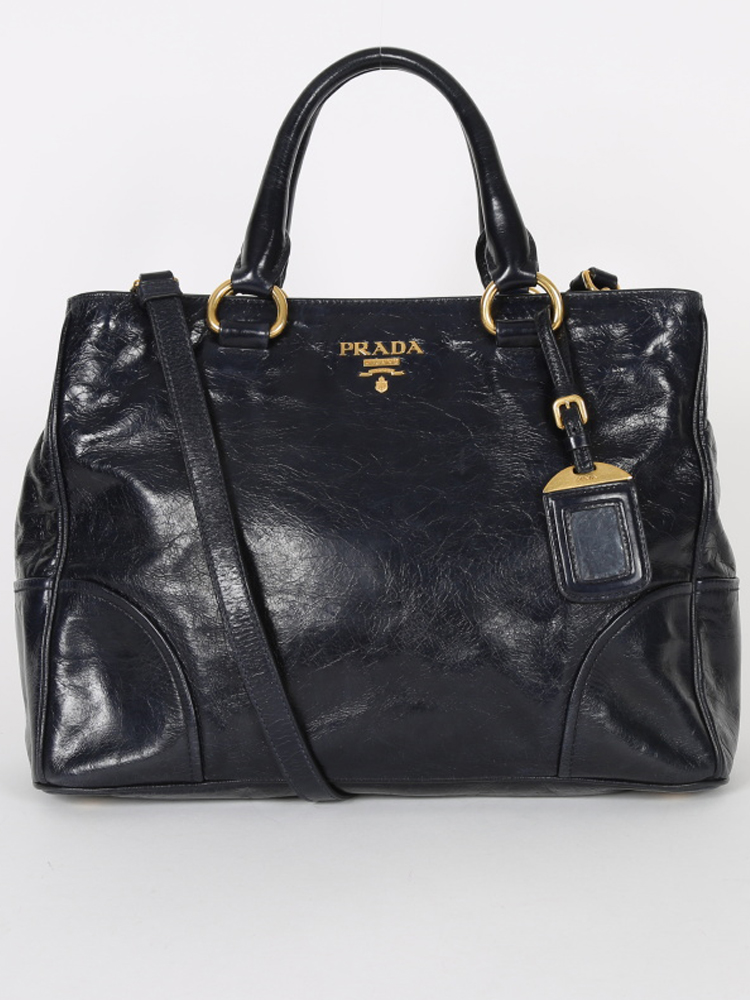 Prada vitello store shine bag