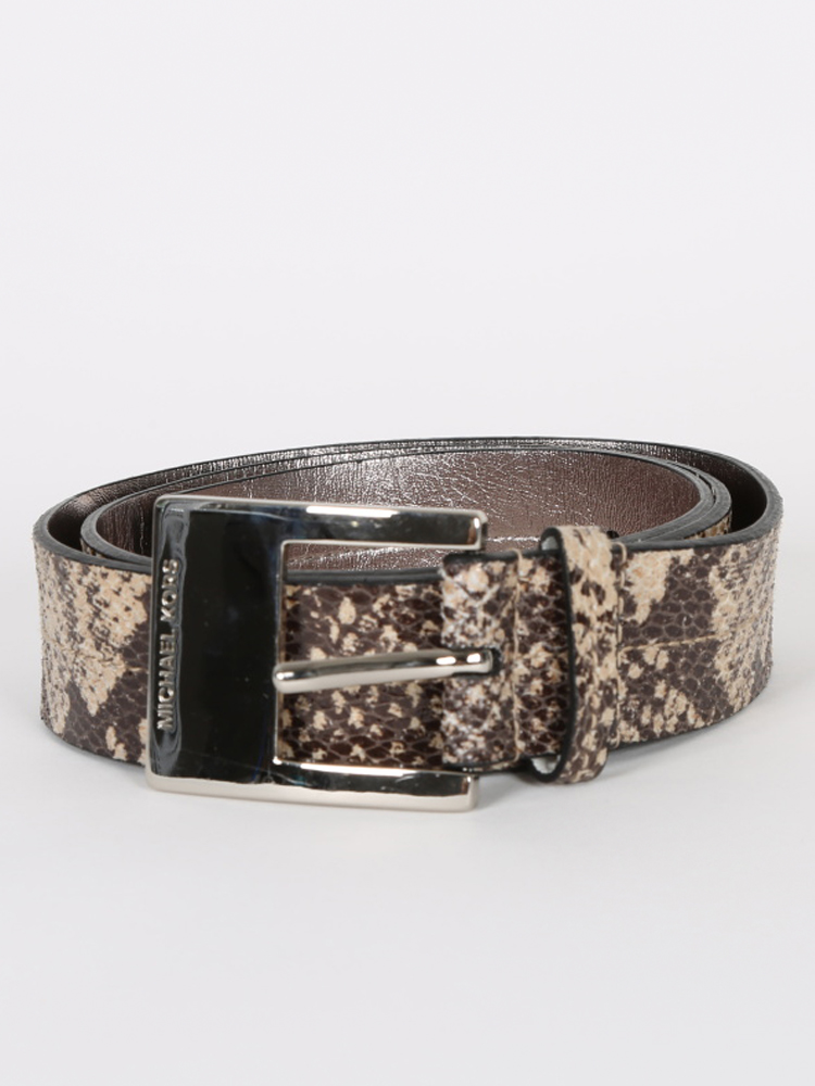 michael kors python belt