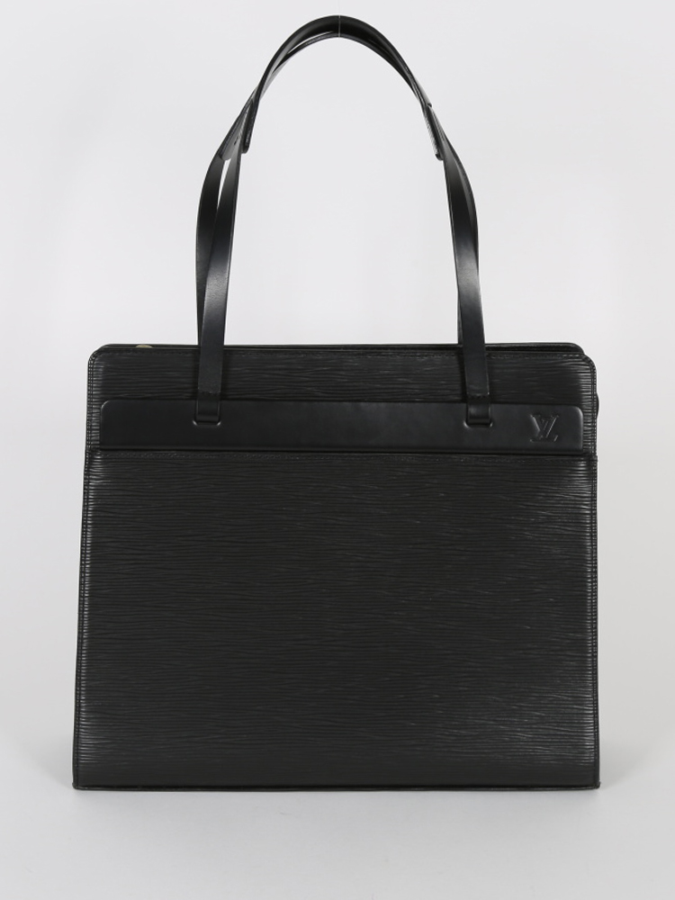 Louis Vuitton Louis Vuitton Croisette PM Black Epi Leather Shoulder