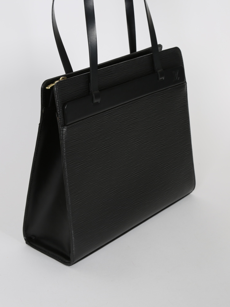 Louis Vuitton Black Epi Leather Croisette PM Bag Louis Vuitton