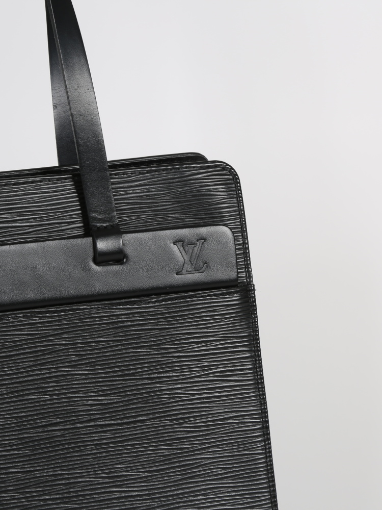 Louis Vuitton Black Epi Leather Croisette PM Bag