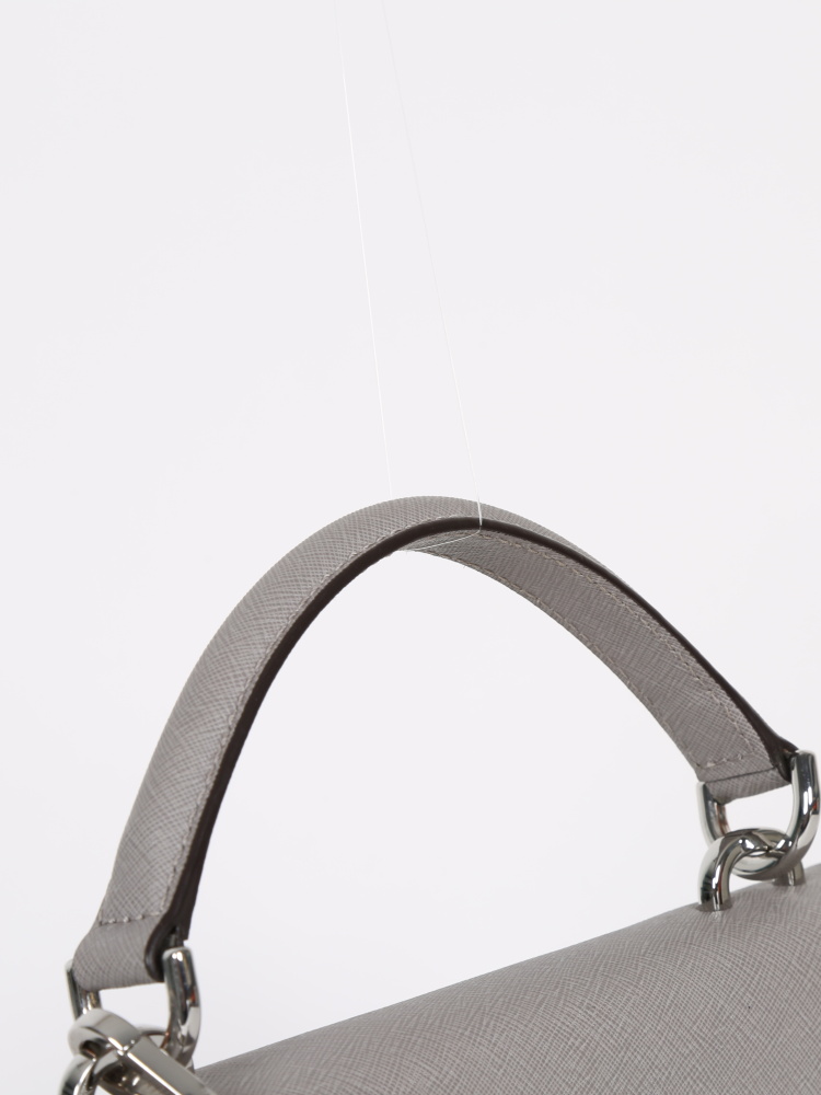 Michael Kors Ava Extra-small Saffiano Leather Crossbody In Pearl Grey, ModeSens