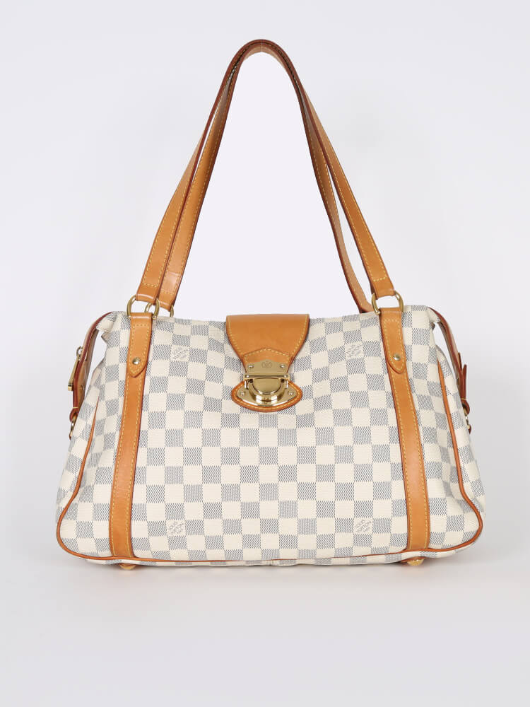 Authentic Louis Vuitton Damier Azur Canvas Stresa PM - Depop