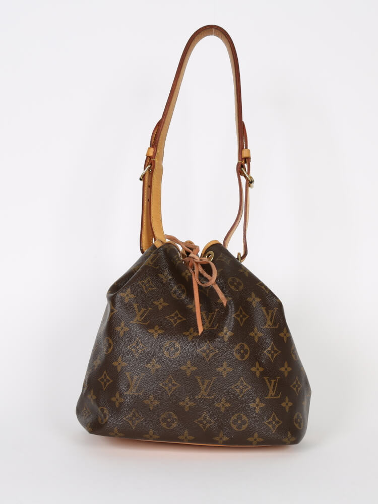 Authentic Louis Vuitton Petit Noe Monogram Shoulder Bag, Luxury