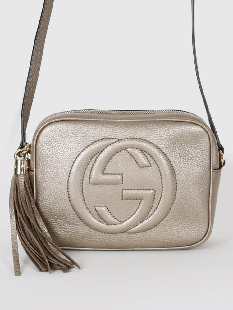 Gucci soho disco store bag metallic