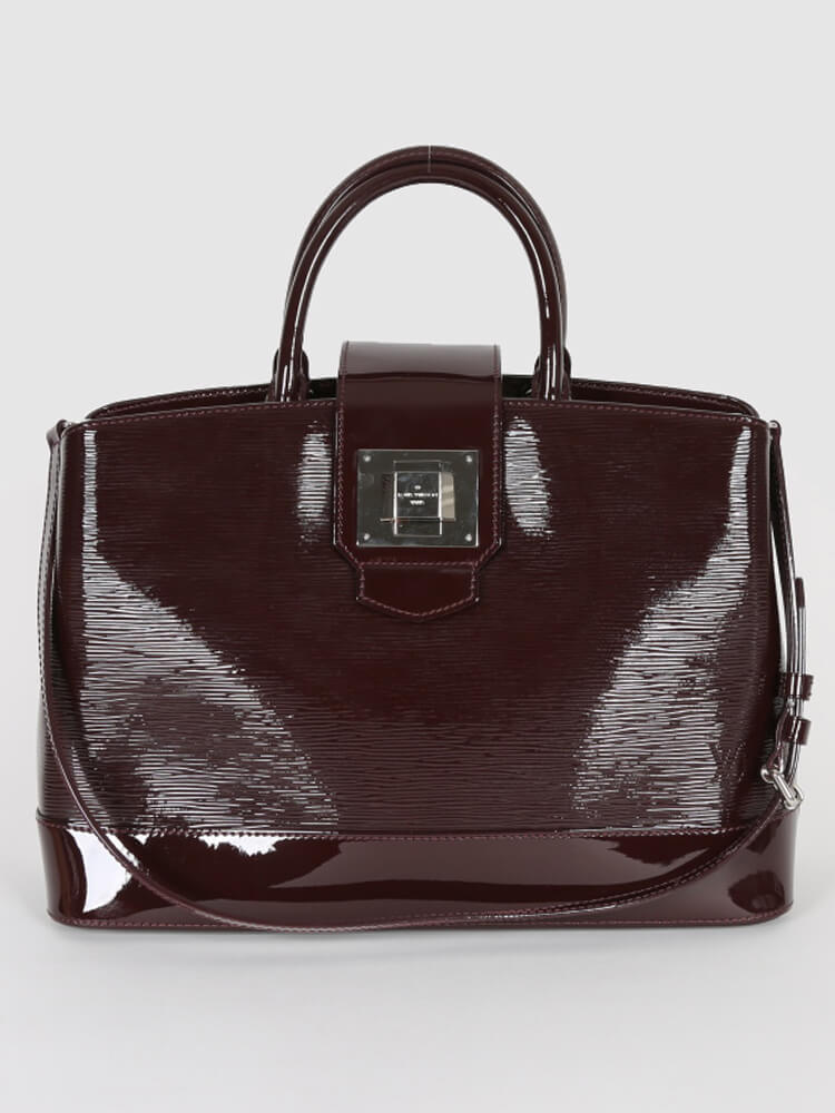 Louis Vuitton Black Electric Epi Leather Mirabeau GM Bag Louis