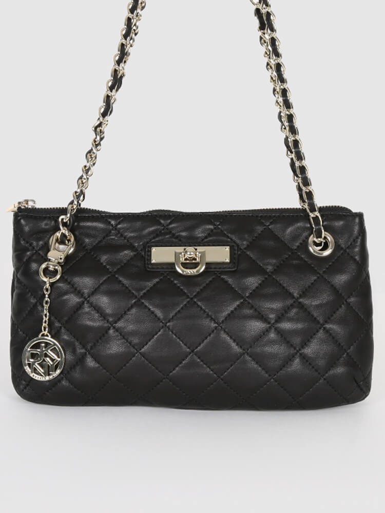 Dkny quilted fashion leather handbags