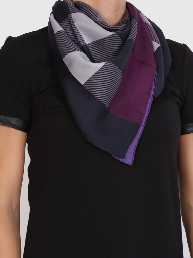 burberry purple plaid scarf