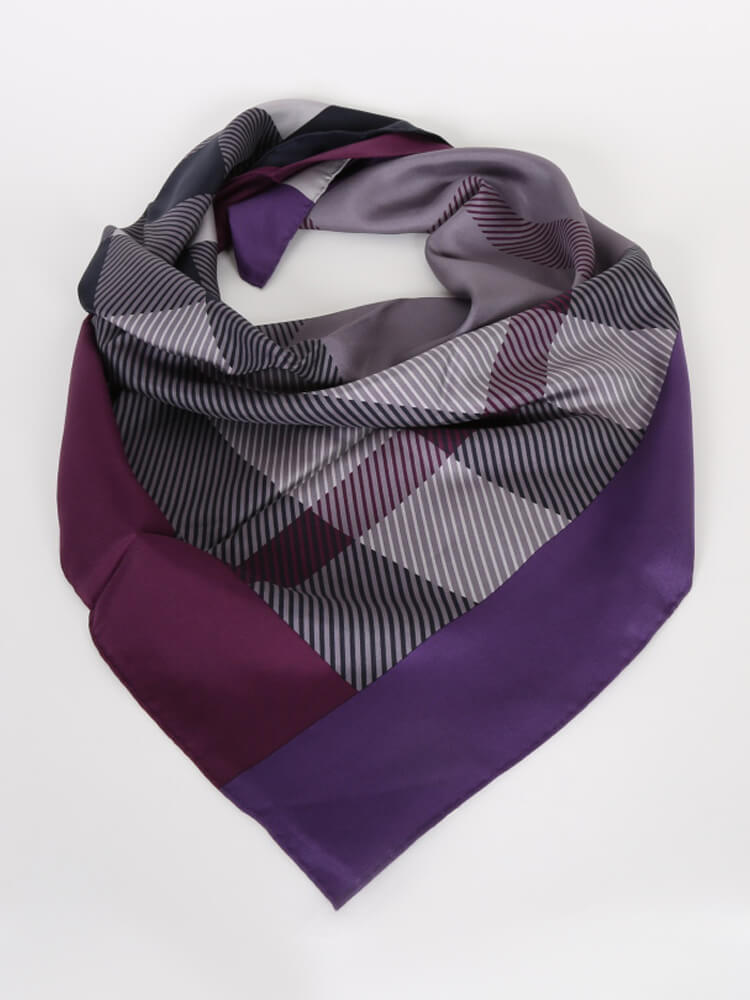 burberry purple plaid scarf